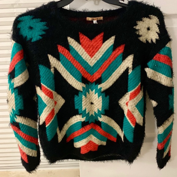 🔴sold eBay🔴 Pick: Warm Aztek tribal print - Picture 2 of 6